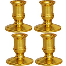 4Pcs Single Straight Taper Candle Stick Holders Table Wedding Dinning Home Decor