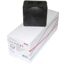 Box of 5 Wiska 308/5/S Black IP66 Weatherproof Combi Junction Boxes c/w Wago
