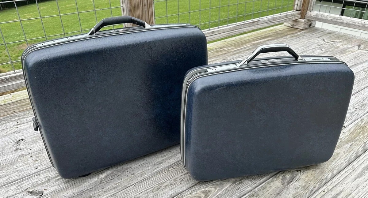 Set of 2 Samsonite Retro Travel Suitcase Luggage Hard Shell