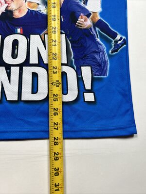 2006 World Cup Champion Del Mondo Italia Jersey Shirt Size Large