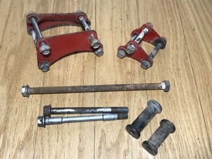 83 84 85 Honda ATC200X ATC 200X OEM Front Rear Engine Motor Mount Bracket Bolts