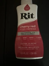 Rit Dye Liquid 8oz - All Purpose Dye - (Cherry Red)