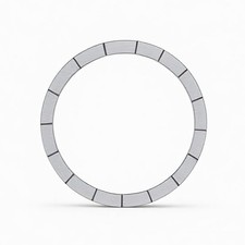 Magnet Ring Circle for DIY, 3D Print Compatible with MagSafe silver