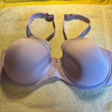 Bali 3439 One Smooth U Ultra Light Illusion Neckline UW Bra Lt Mauve 40D FR/SHP