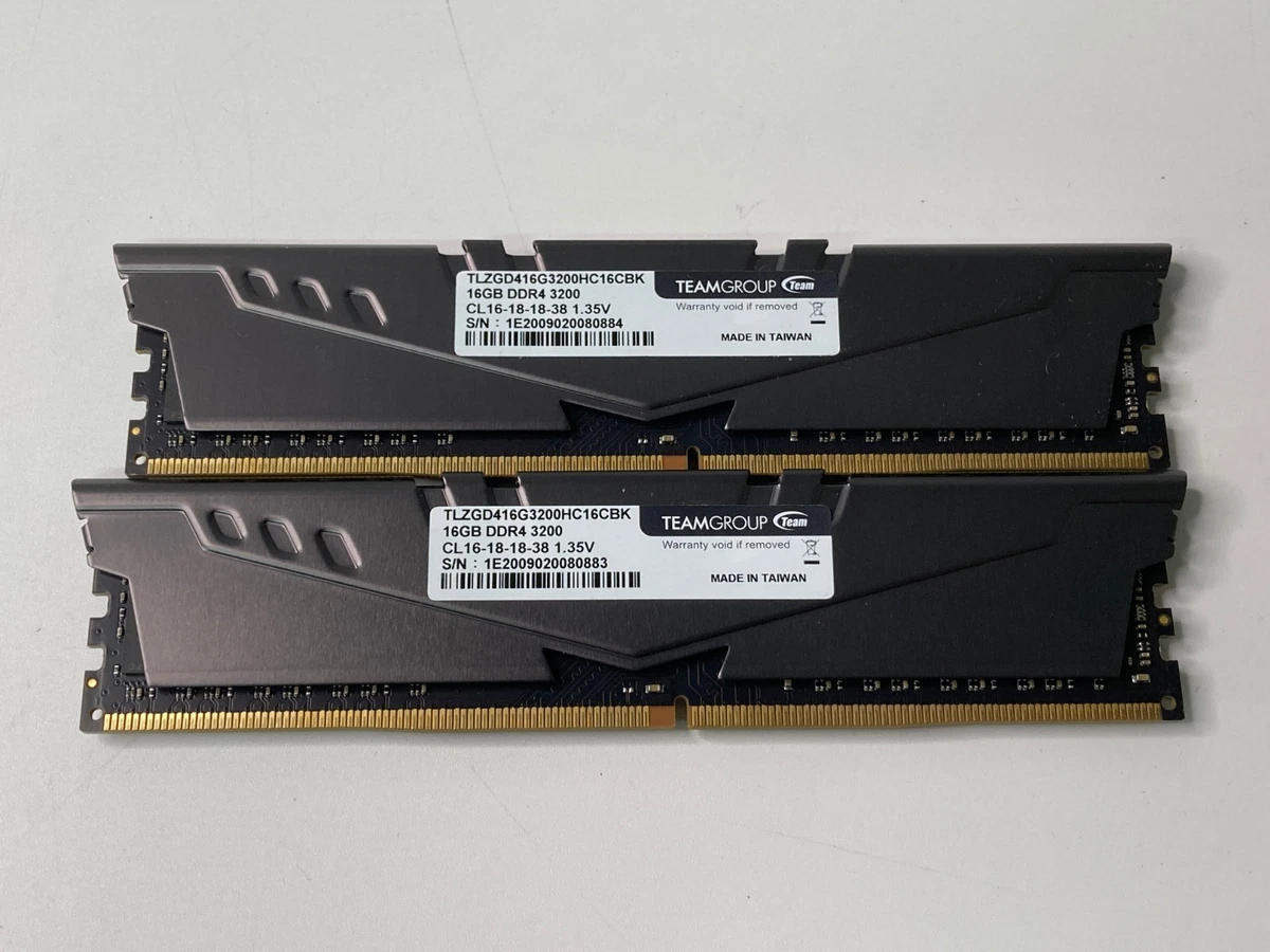 Team Group DDR4 SDRAM 32 GB Total Capacity Memory (RAM) for sale