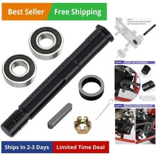 Mini Bike Jackshaft Sprocket Shaft Threaded Shaft Compatible with Coleman CT2...