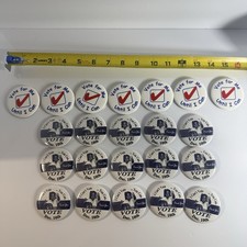 22 Political Campaign Buttons Vote Dec 10th Vote For Me Until I Can Lot
