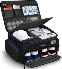 Golf Trunk Organizer, Waterproof Car Golf Locker with Separate Ventilated Compar