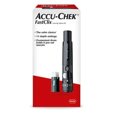Accu-Chek FastClix Lancing Device and 6 Lancets for Diabetic Testing​