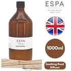 ESPA Diffuser Soothing Fragrance Refillable Long-lasting 1000ml - Pack of 1 to 6