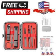 Manicure Set 7 In 1 Stainless Steel Nail Kit Valentines Day Manicure Kit Gift...