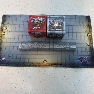 Phase Shift Games DUNGEON DROP + Expansion Dropped Deep Walls Playmat complete