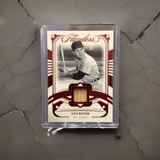 2024 Panini Flawless - Flawless Legendary Memorabilia Ken Boyer Ruby /20 (MEM)