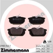 ZIMMERMANN Bremsbelagsatz, Scheibenbremse 21103.145.1 für ALFA ROMEO FIAT