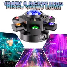 6Arm Magic Ball Stage Light 200W LED Moving Head Beam Laser Light Disco Club Bar