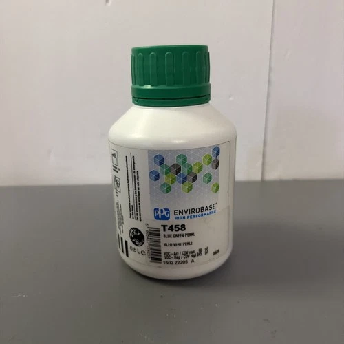 T458 PPG Refinish Envirobase High Performance 0.50 Liter BLUE GREEN PEARL - product listing photo