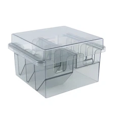 Grid Base Storage Box for 8Pcs Hair Clipper Trimmer Limit Comb Guide Comb6413