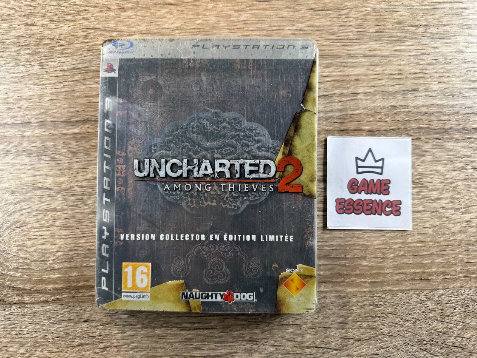 Steelbook Vide Uncharted 2 Among Thieves Version Collector Edition Limitée PS3