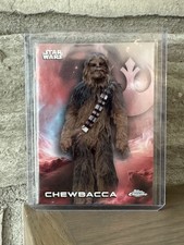 Chewbacca 2025 Topps Chrome Star Wars Chewbacca Refractor Card- 23 Peter Mayhew