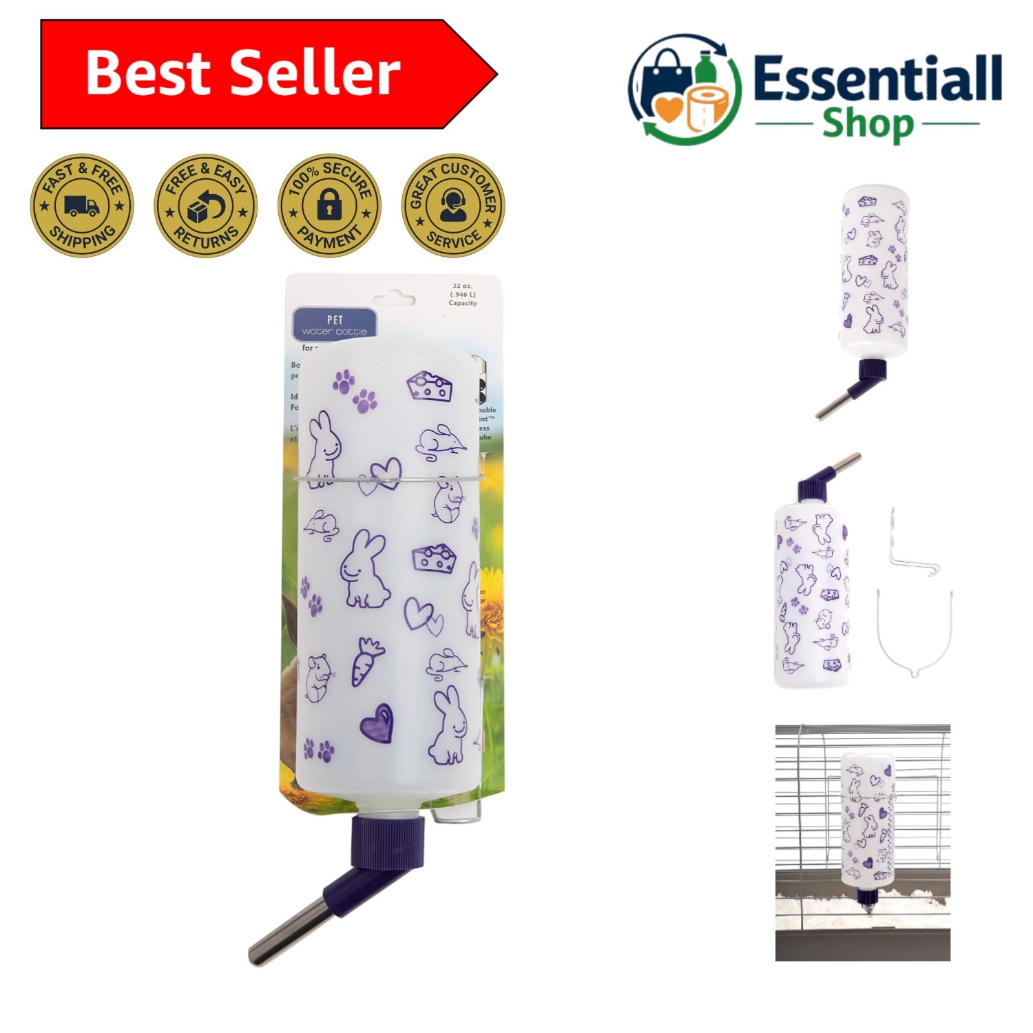 For Small Pets - Bpa-free & Leak-proof
