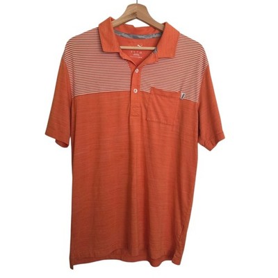 Puma Golf MEDIUM Soft and Lightweight Embroidered Logo Golf Polo Preppy