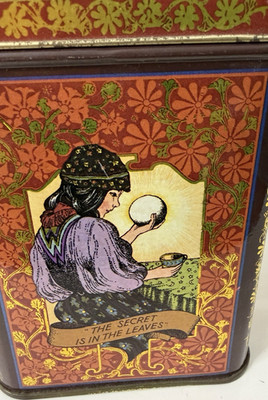 Vintages Gypsy Tea Co. Hallmark Timeless Collectible Advertising Tin Brown Gold