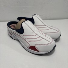 Easy Spirit Travel Time 515 Women  s Sz 8 M White Slip On Clogs NEW