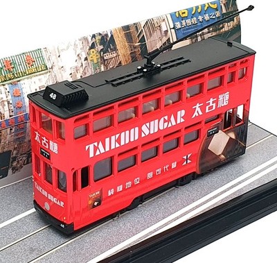 Peak Horse Maßstab 1:76 11113 - Hong Kong Tram Car 48 North Point - rot