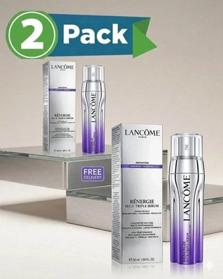 Lancome Renergie H.C.F Triple Serum 1.7oz/50ml Anti-Aging Face Serum Pack of 2