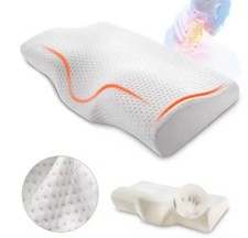 Coussin  Orthopédique Mémoire De Forme Mousse Protection Du Coup Cervicale 50x30