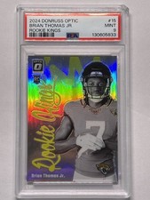 2024 Donruss Optic Brian Thomas Jr Rookie Kings Jaguars RC PSA 9 MINT