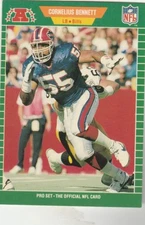 FREE SHIPPING-MINT-1989 Pro Set #17 Cornelius Bennett Buffalo Bills