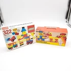 Lego Universal Building Set 322 and Lego Duplo 2344 Pre School Basic Vintage Lot