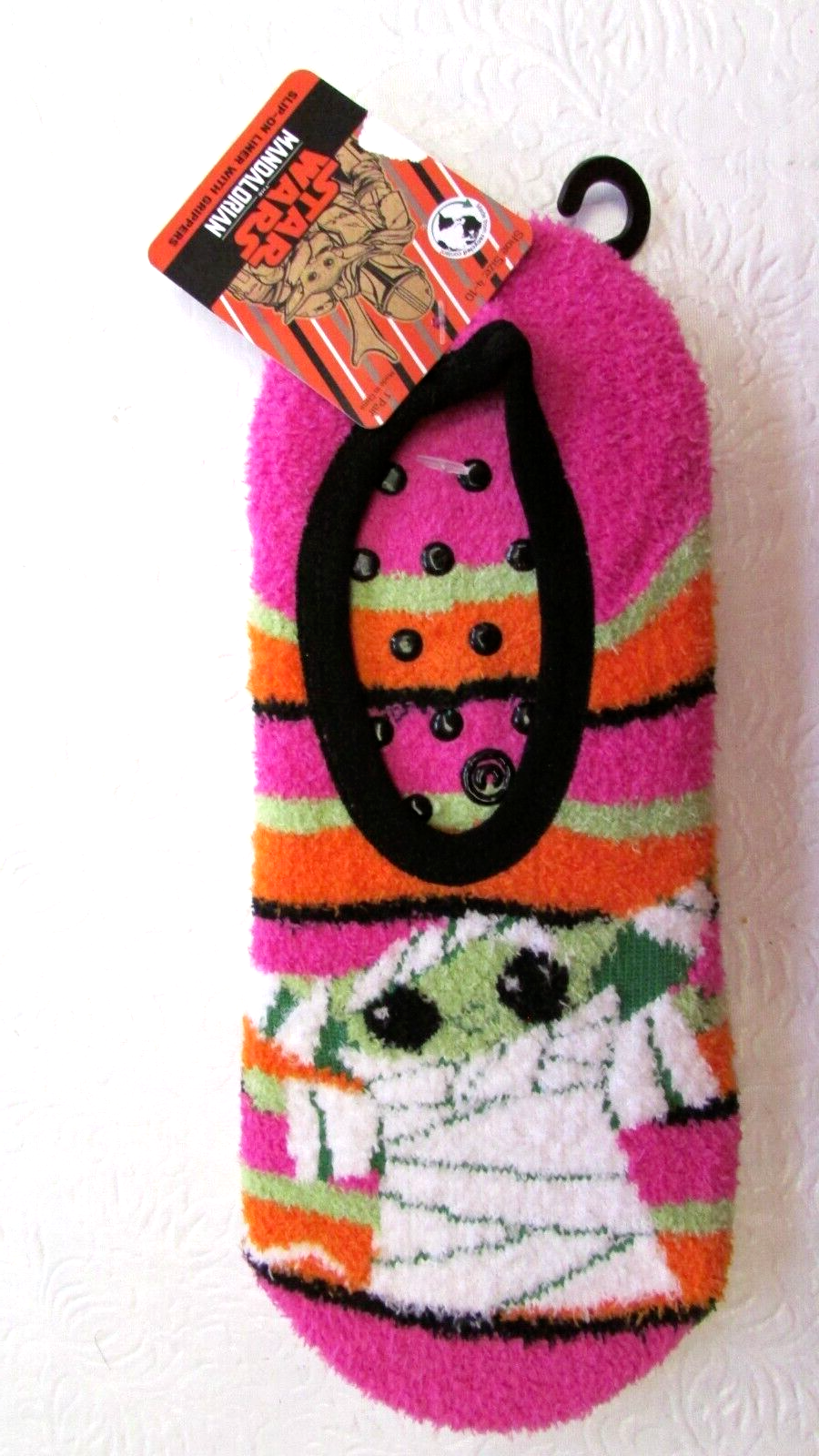 APL Calze Pantofole Fuzzy Babba Donna Star Wars GROGU Mandalorian Baby Yoda 4 10 pollici