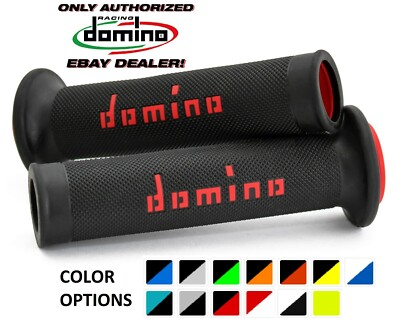 #ad Domino MotoGP Road Racing Street Sport Bike Road Motorcycle Grips AUTHENTIC $27.95
