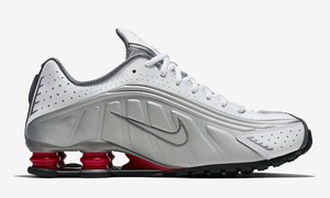nike shox plateadas