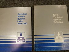 1988 Mitsubishi Montero Service Repair Technical Bulletin Manual Sp Sport 4wd