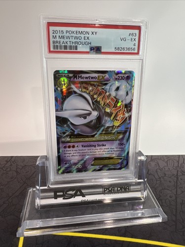 M Mewtwo-EX graded PSA 4 for sale on eBay