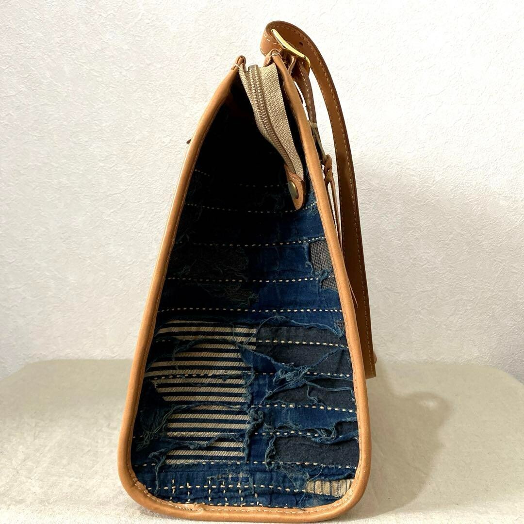 KAPITAL KOUNTRY BORO Leather Clutch BAG Indigo Unused KAPITAL KOUNTRY BORO Leather Clutch BAG Indigo Unused