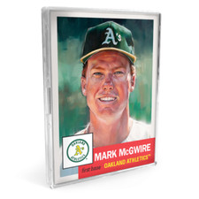 Topps MLB Living Set 575 MARK MCGWIRE A'S 576 ALEXIS DIAZ RC 2 CD BNDLE PRESALE