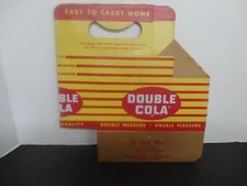 DOUBLE COLA SODA 6 PACK CARRIER CARTON NEW OLD STOCK