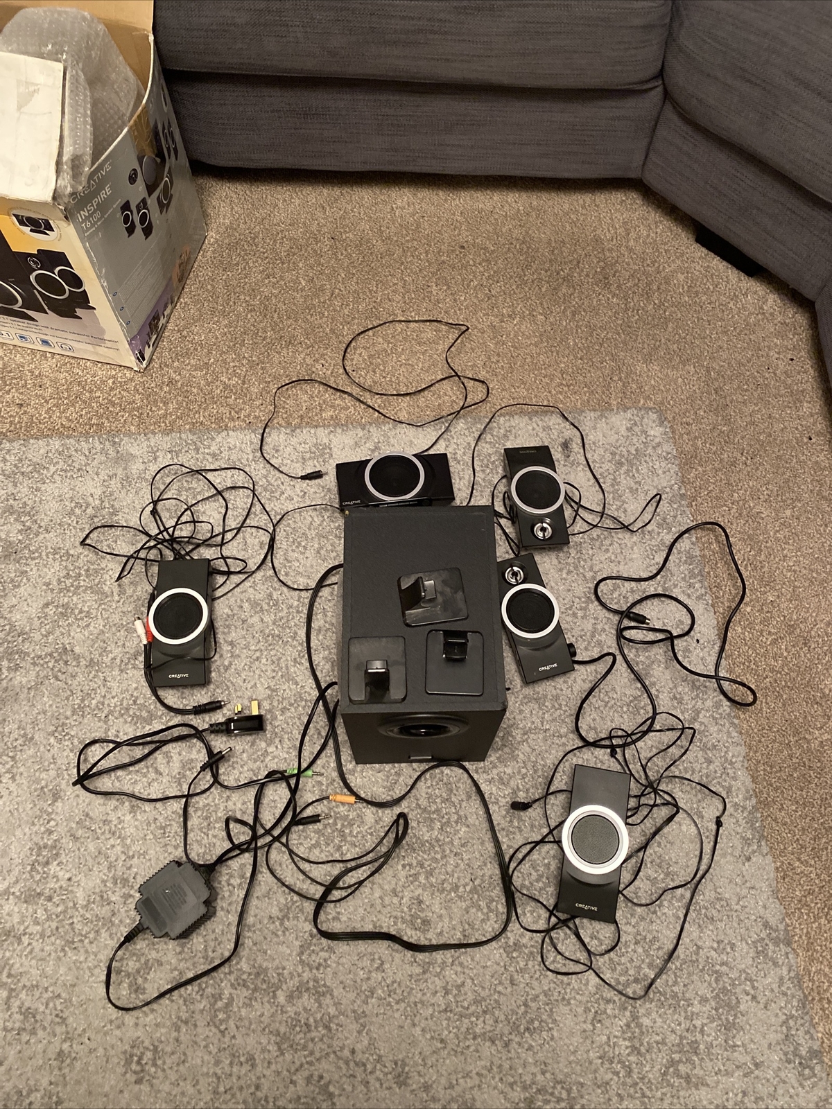 creative labs inspire t6100