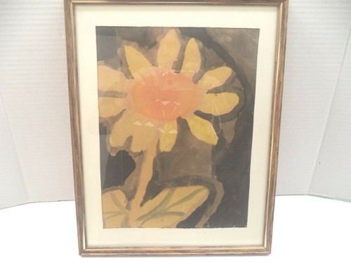 Antico dipinto floreale norvegese Norvegia arte di Einar Sverrre Pedersen