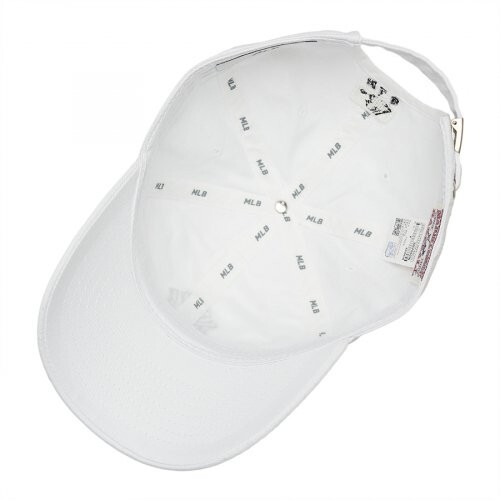 ★MLB Korea★ Ace Unstructured Ball Cap NY Off White 3ACP660 3ACP6601N-50WHS MLB Unisex N-COVER Unstructured Ball Cap NY