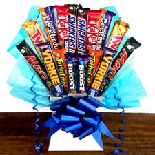 GIANT DAD'S Chocolate Bar Bouquet | Yorkie Boost Twix KitKat | Birthday Gift