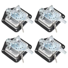 Labwork 4x Trailer Door Latch T-Handle Lock Stainless Steel Keys Camper RV Truck