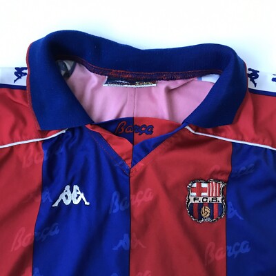 BARCELONA 1992 1995 HOME FOOTBALL SHIRT SOCCER JERSEY KAPPA | eBay