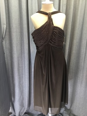 Alex Evenings Brown Formal Dress Size 10 New with Tags