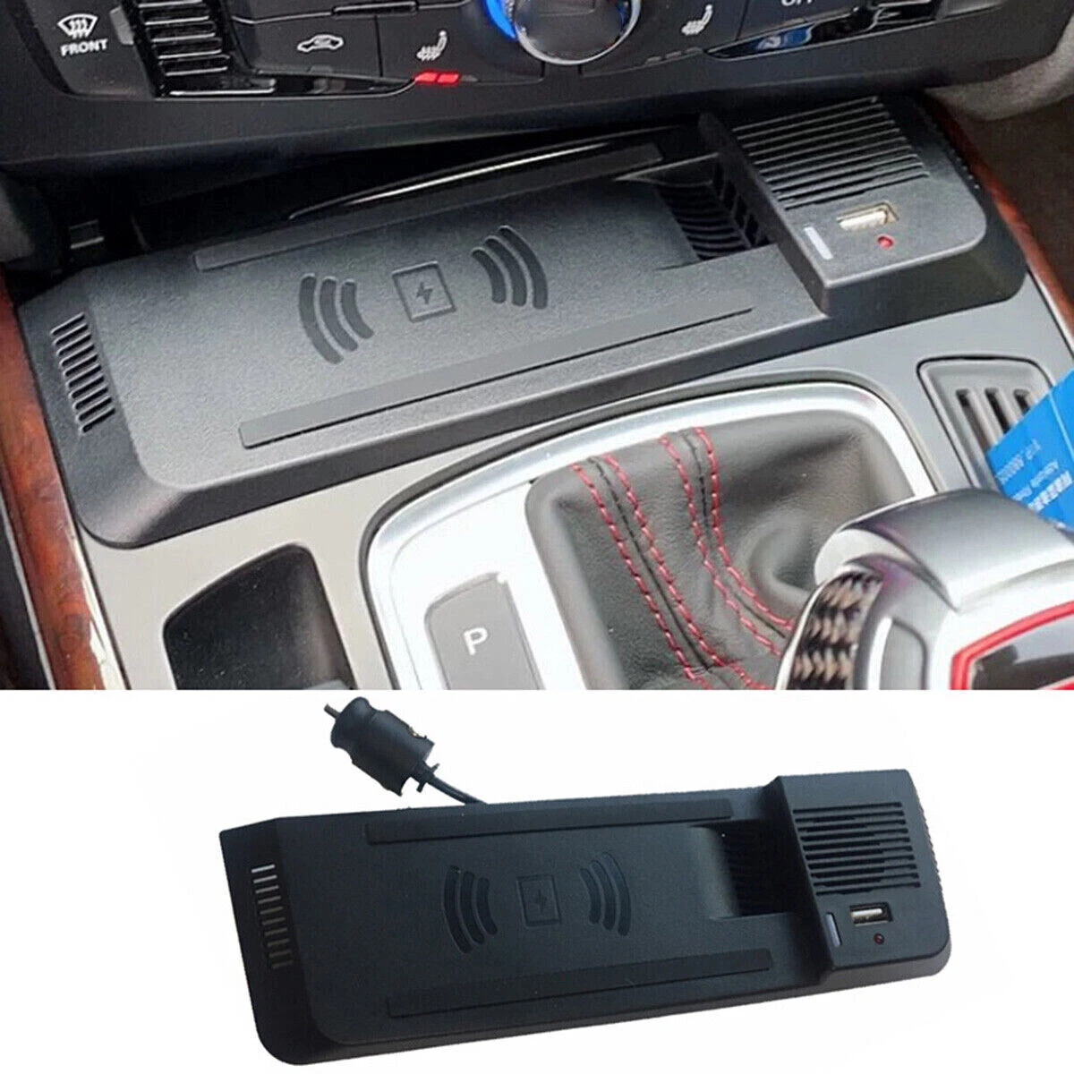15W Car Wireless Phone Charger for Audi A4 B8 A4 Allroad A5 S5 RS5
