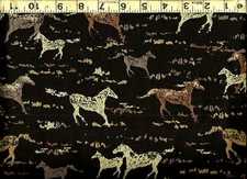 Michael Miller ~ Wild Horses Drawings #3 ~ 100% Cotton Quilt Sewing Fabric BTY
